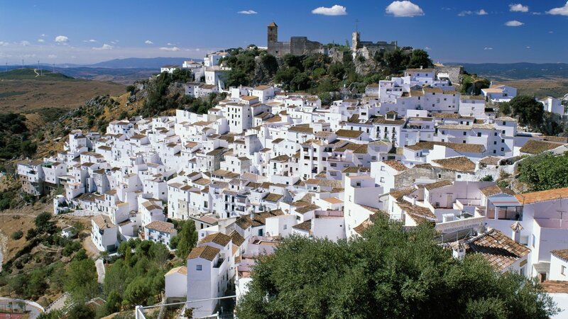 White Village on Hill — Serene