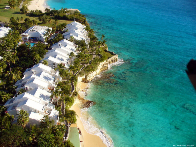 White Villas on Cliff