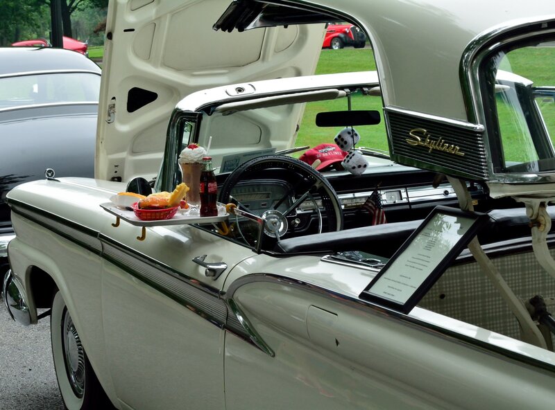 White Vintage Car — Nostalgic