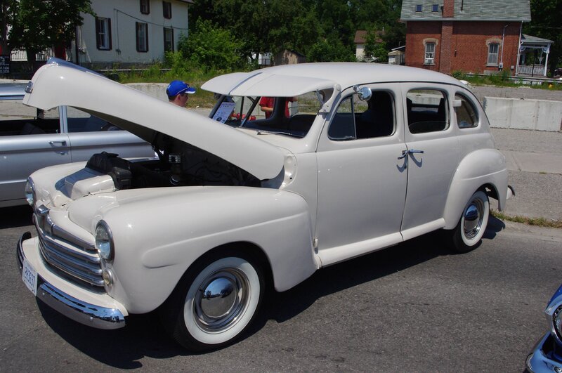 White Vintage Car — Outdoor, Afternoon, Photograph