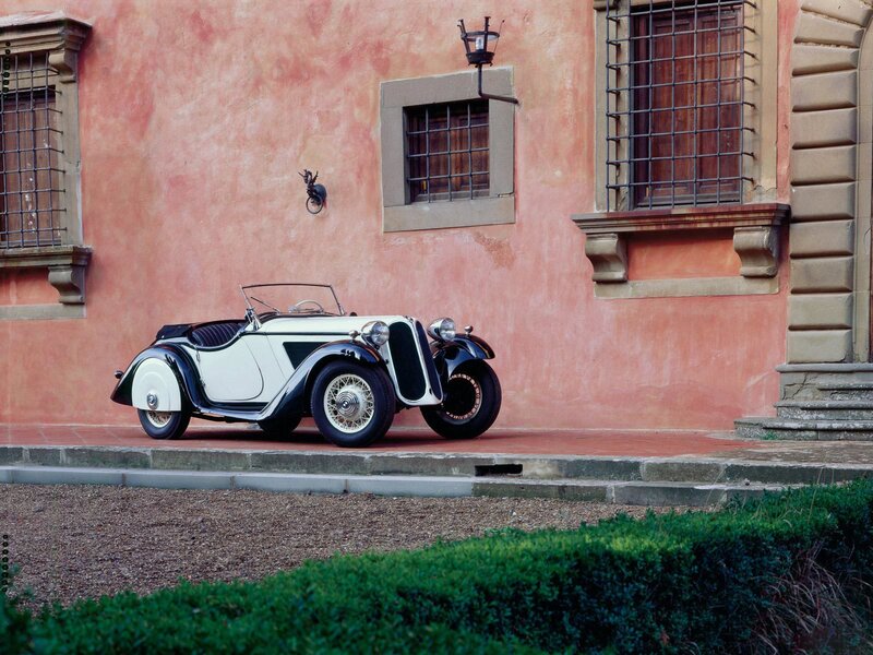 White Vintage Car — Pink