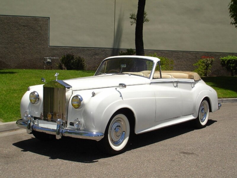 White Vintage Convertible — Calm, Afternoon
