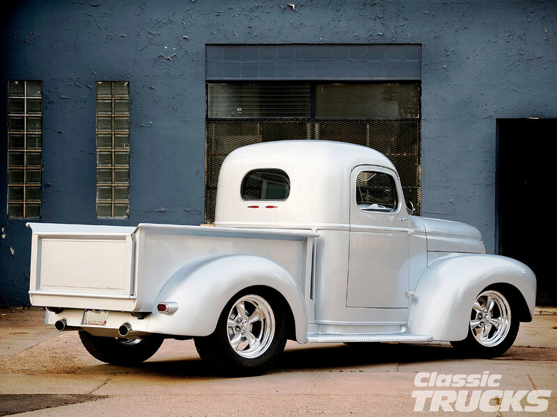 White Vintage Pickup Truck — Calm