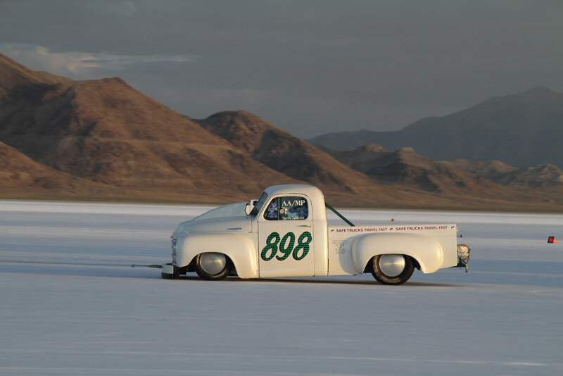 White Vintage Pickup Truck — Dramatic