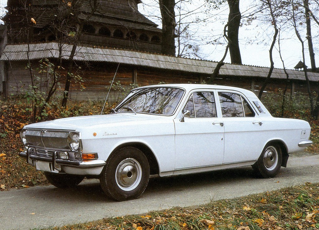 White vintage sedan car