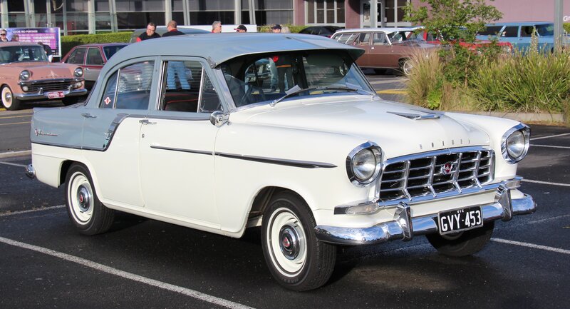 White Vintage Sedan