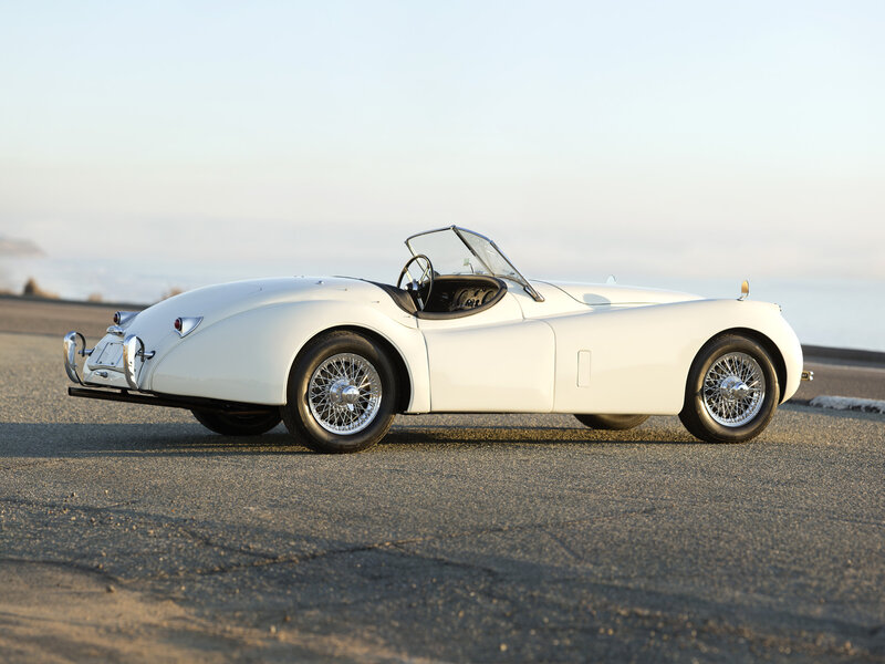 White Vintage Sports Car — Serene