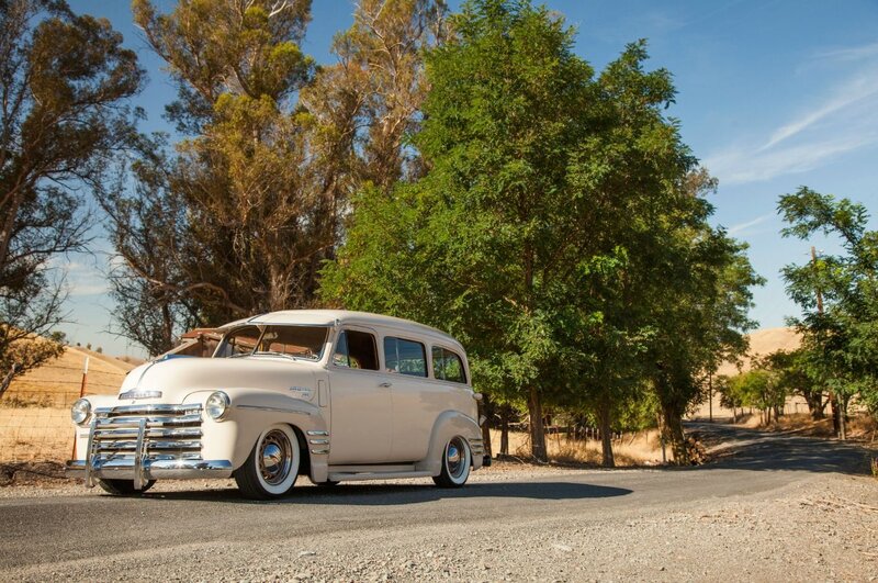 White Vintage Station Wagon — Serene