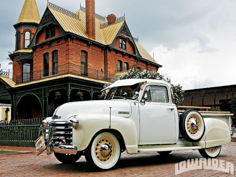 White Vintage Truck — Serene