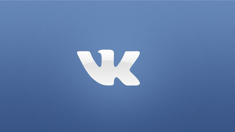 White Vk Logo