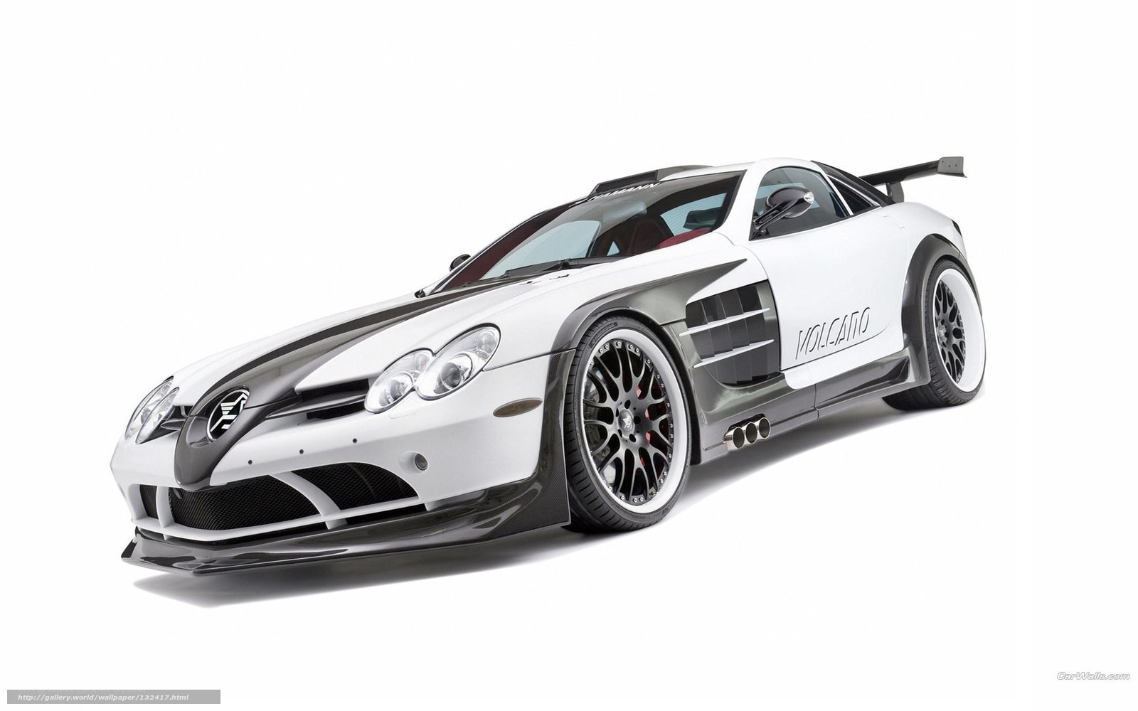 white volcano sports car