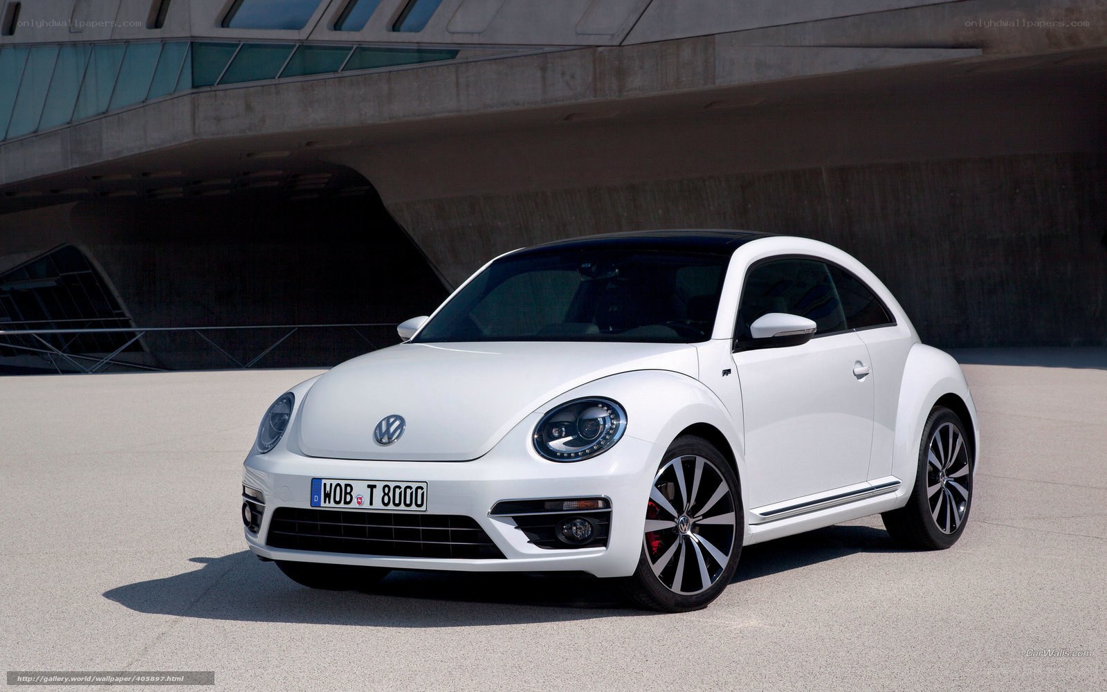 White Volkswagen Beetle car