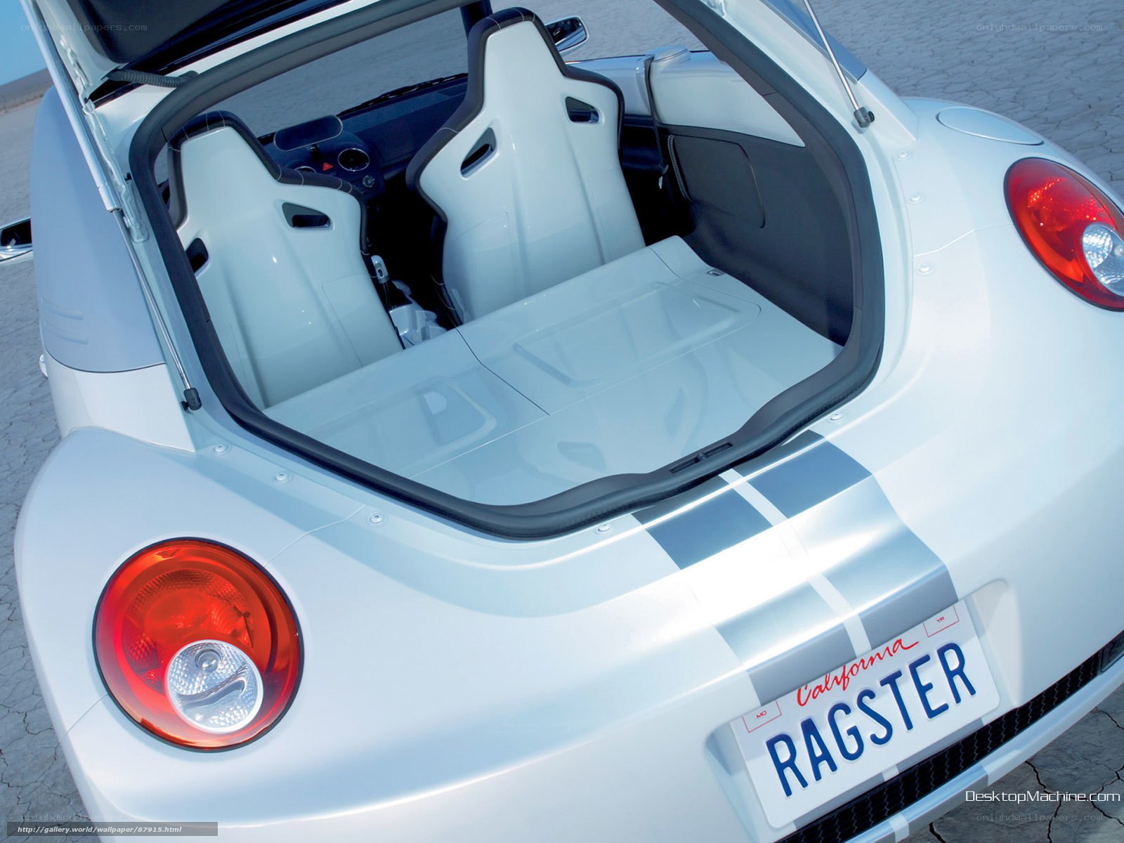 white volkswagen beetle interior