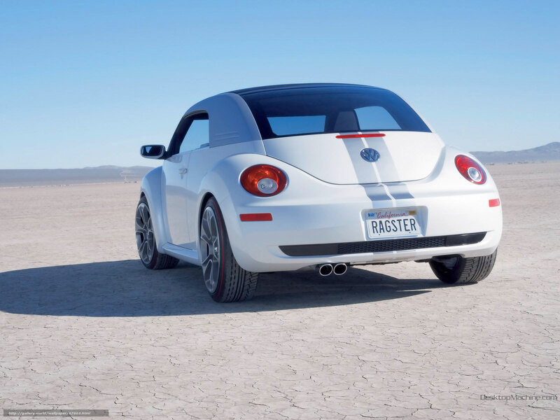 White Volkswagen Beetle — Serene