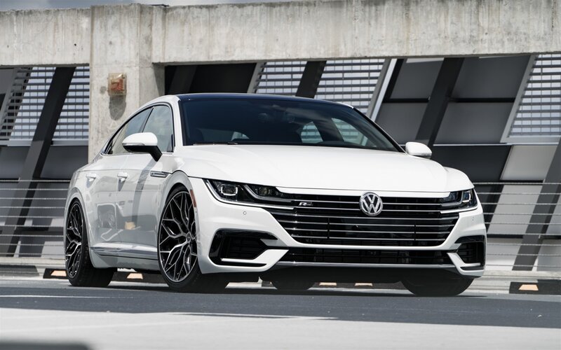 White Volkswagen Car — Modern
