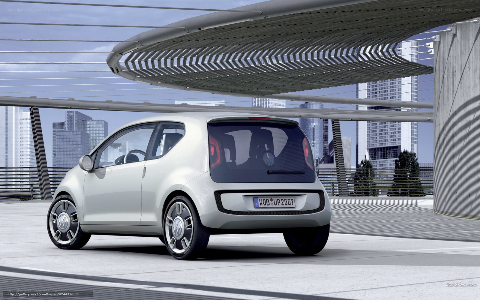 White Volkswagen concept car