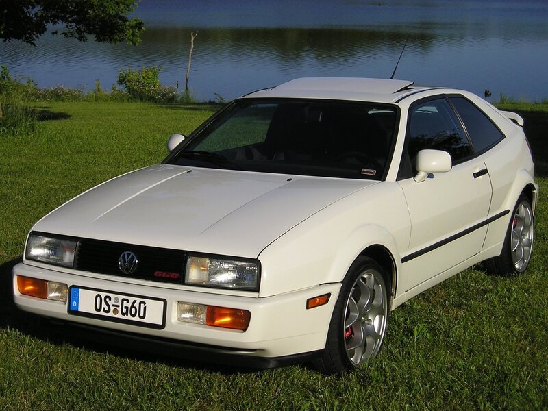 White Volkswagen Corrado G60