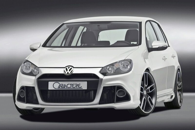 White Volkswagen Golf GTI