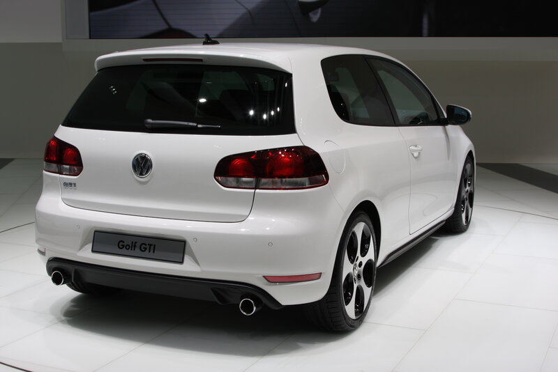 White Volkswagen Golf GTI