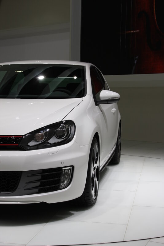 White Volkswagen Golf GTI