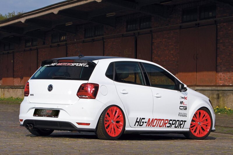 White Volkswagen Golf Gti — Industrial