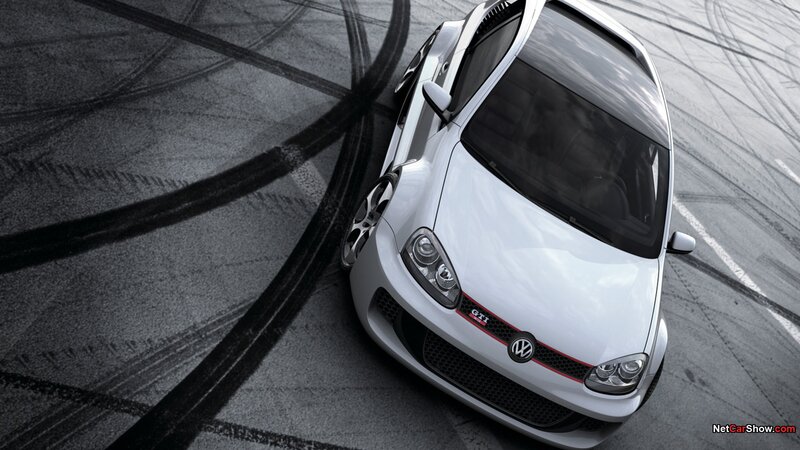 White Volkswagen Gt — Dynamic, 3d Render