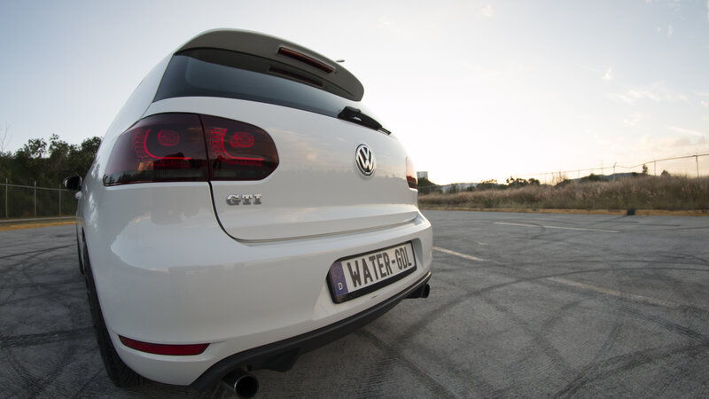 White Volkswagen Gti — Calm