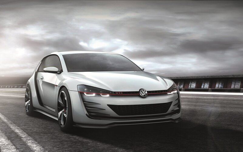 White Volkswagen Gti Concept