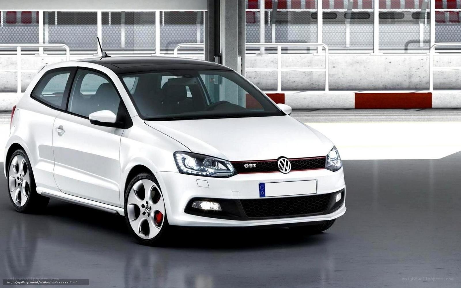 White Volkswagen GTI Hatchback