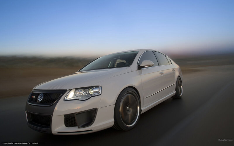 white volkswagen in motion