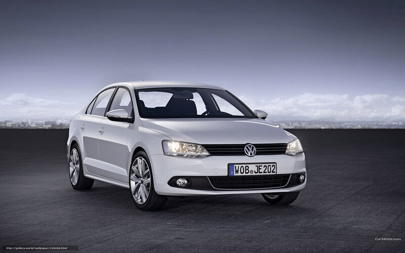 White Volkswagen Jetta sedan