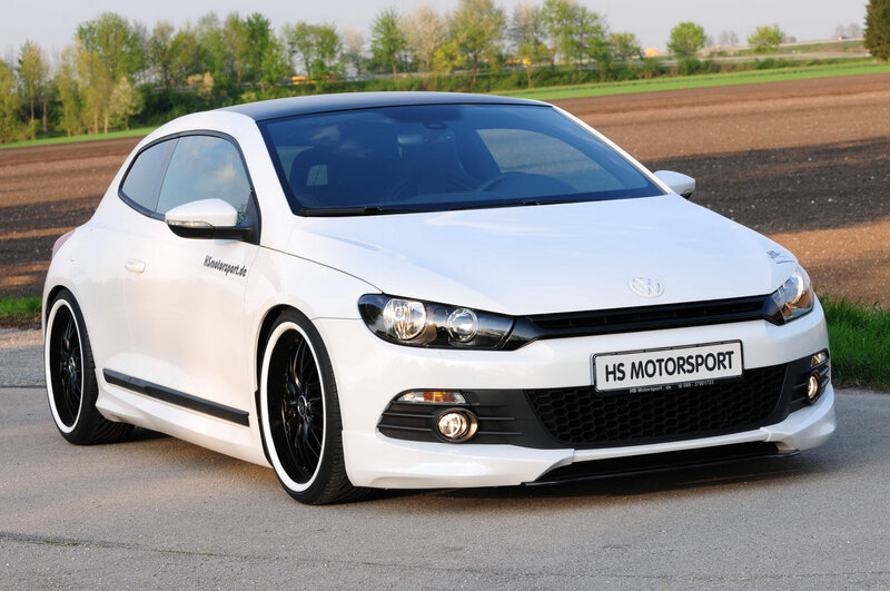 White Volkswagen Scirocco — Calm, Afternoon, Photograph