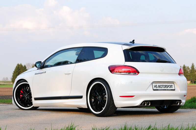 White Volkswagen Scirocco — Calm, Afternoon