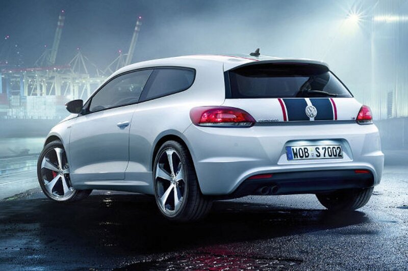 White Volkswagen Scirocco — Silver