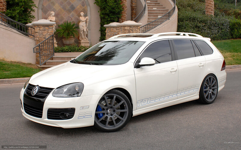 White Volkswagen Station Wagon — Calm, Afternoon, Photograph
