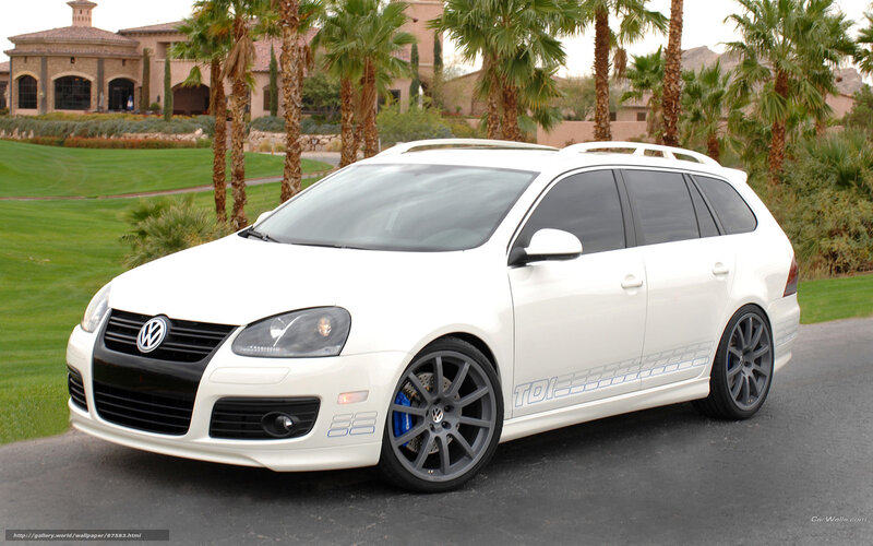 White Volkswagen Station Wagon — Calm