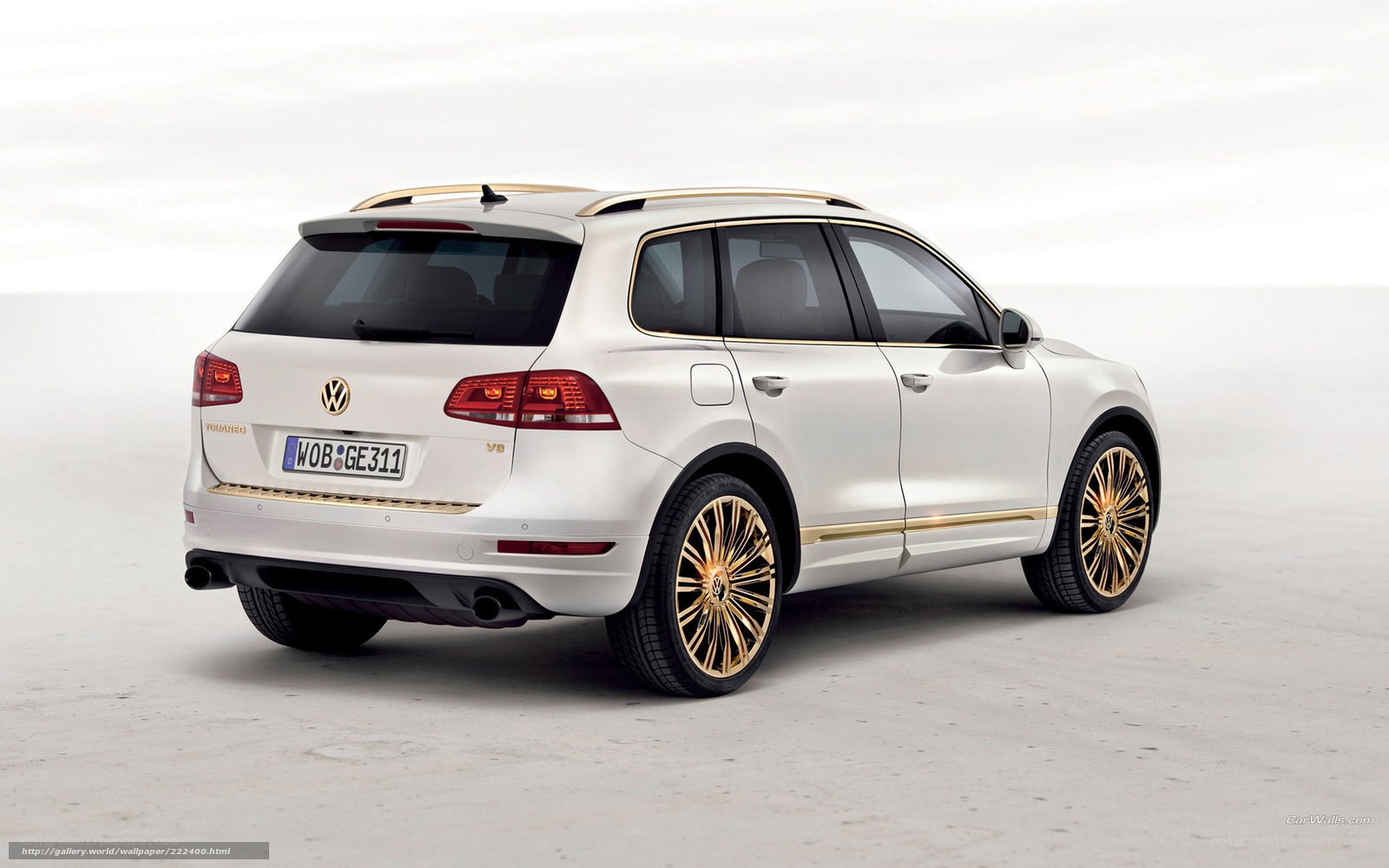 white volkswagen suv