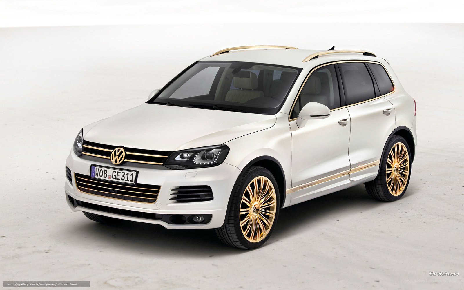 white volkswagen suv