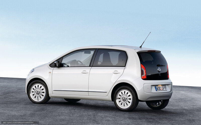 White Volkswagen up! car