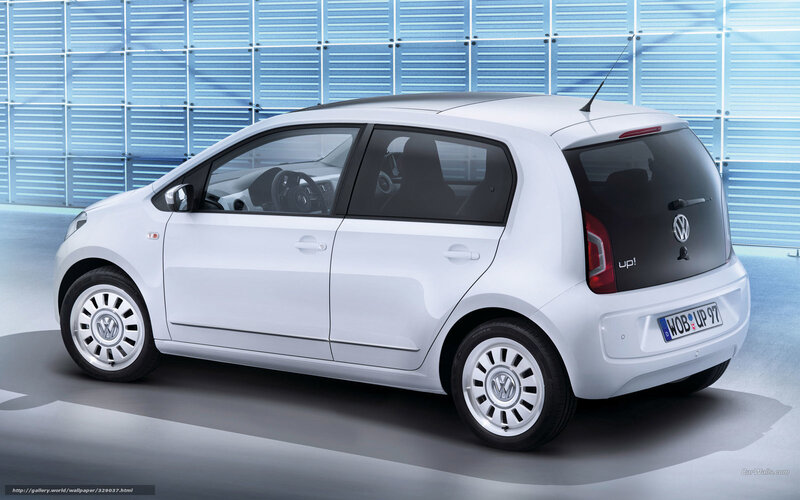 White Volkswagen Up Car — Neutral