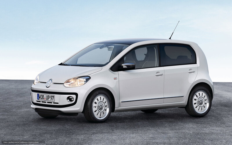 White Volkswagen Up
