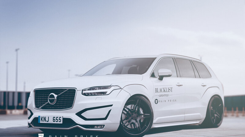 White Volvo Suv