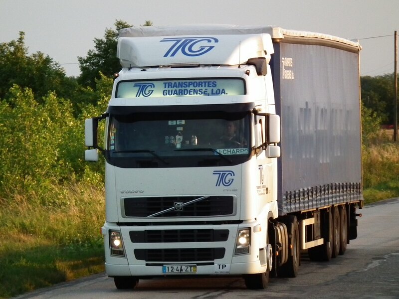 White Volvo Truck