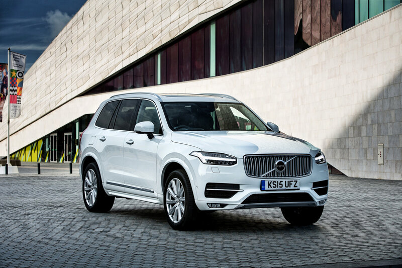 White Volvo XC90 SUV