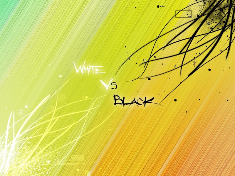 white vs black abstract design