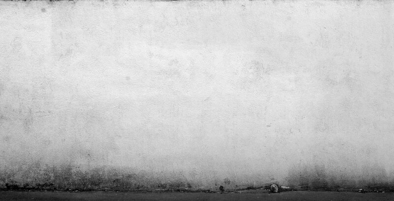 White Wall with Debris