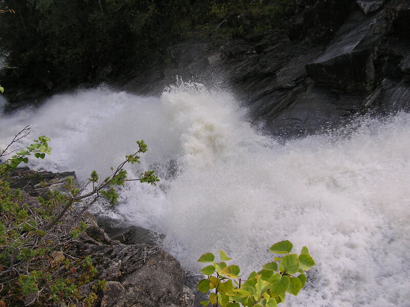 White Water Rapids — Green