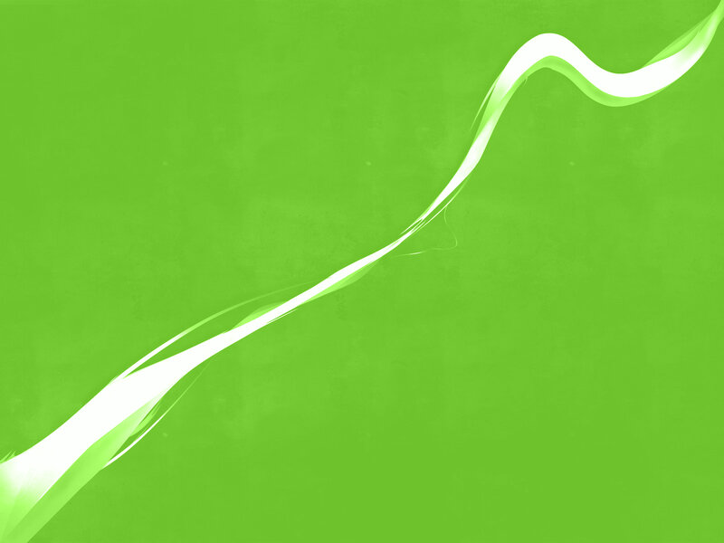 White Wave on Green