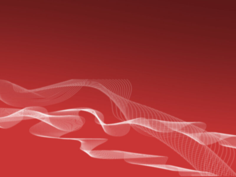 White Wavy Lines — Red