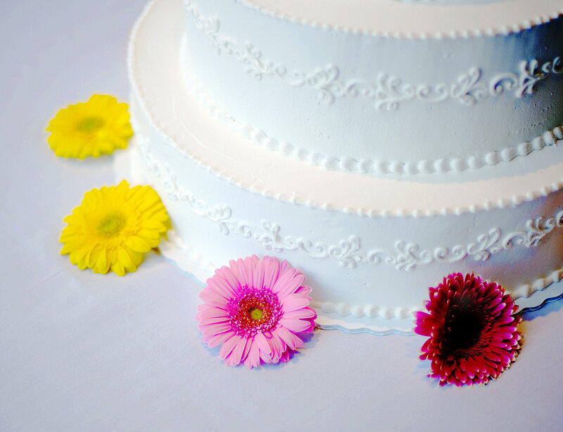 White Wedding Cake — Festive
